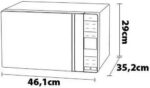 Micro-ondas Electrolux 23L Branco Efficient com Descongelamento Assistido 127v ME23B - Imagem 9