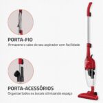 MONDIAL Aspirador de Pó Turbo Cycle, Vermelho/Preto, 1500W, 110V - AP-40-R - Imagem 6