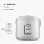 MONDIAL Panela Elétrica Bianca Rice 10, Branco, 700W, 220V - PE-10 - Imagem 7