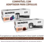 MONDIAL, Cafeteira Espresso Automática Dolce Latte 20 bar, Preto/Inox 1250W, 110V - CCL-01 - Imagem 9