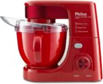 Batedeira Planetária Philco PHP500V Duo Bowl Turbo 4l 500W Vermelho 220v - Imagem 5