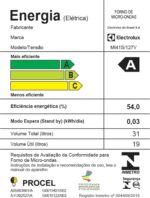 Micro-ondas Electrolux 31L Inox Espelhado com Painel Integrado e Função Tira Odor 127v MI41S - Imagem 7