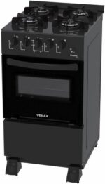 Fogão Venax Picasso Line 4 Bocas Mesa De Vidro Preto Bivolt - Imagem 4