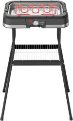 Churrasqueira Elétrica Britânia BCQ90 Com Suporte 1500W 220V - Imagem 5