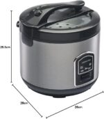 PANELA ELETRICA ARROZ INOX E VISOR VIDRO PAI10X 127V AGRATTO, Agratto, 5957, Inox - Imagem 7