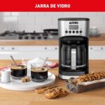 Cafeteira Elétrica Arno New Element Inox 1,8L CFNE, Painel Digital, Sistema Flavormix, Serve até 44 Xícaras, Função Programável, 110V - Imagem 9