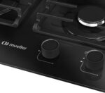 Cooktop Mueller 4 Bocas 59cm com Grade Dupla MCG4BM Bivolt - Imagem 5