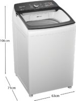 Máquina de Lavar Brastemp 16Kg Branca com Ciclo Tira Manchas Advanced e Smart Sensor - BWF16AB 110v - Imagem 4