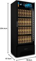 Cervejeira Exp. Vertical Metalfrio All black 576l Vn50ah 110v - Imagem 4