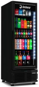 Freezer Vertical Imbera 576 Litros Tripla Ação Porta de Vidro Preto EVZ21-220V - Imagem 5
