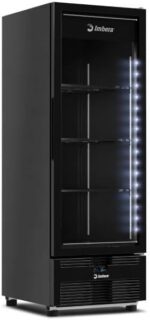 Freezer Vertical Imbera 576 Litros Tripla Ação Porta de Vidro Preto EVZ21-220V - Imagem 6