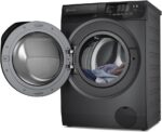 Lavadora de Roupas Electrolux Inverter 12kg Cesto Inox 8 Programas de Lavagem Água Quente Cinza Ônix LFC12 - Imagem 3