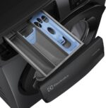 Lavadora de Roupas Electrolux Inverter 12kg Cesto Inox 8 Programas de Lavagem Água Quente Cinza Ônix LFC12 - Imagem 6