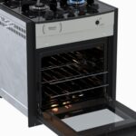 Fogao A Gas De Embutir Gaudi Prisma Vitreo Bl 4q Inox Gas Glp - Imagem 7