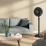 Electrolux Ventilador Coluna ou mesa 40cm 6 Pás silencioso 3 velocidades 2 anos garantia com inclinação Duoforce Air+ EFS40 127v Preto - Imagem 9