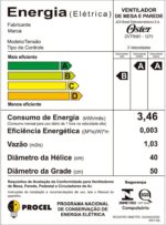 Ventilador Oster Power Fresh 2 em 1, 220V, Preto/Vermelho, 140W, OVTR481 - Imagem 4