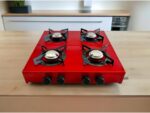 Cooktop a Gás 4 Bocas, Uso Doméstico e Cozinha, Design Resistente e Prático (preto) - Imagem 5