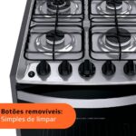 Fogão Brastemp 4 Bocas de embutir Inox com dupla chama e grades individuais - BYO4EBR Bivolt - Imagem 7
