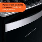 Fogão Brastemp 4 Bocas de embutir Inox com dupla chama e grades individuais - BYO4EBR Bivolt - Imagem 9