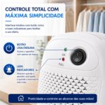 Desumidificador de Ar Portátil 800ml Antimofo Bivolt Silencioso Branco - Imagem 7
