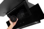 Coifa de parede Onix vidro 90cm 220v Preta - Imagem 8