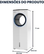 Climatizador de Ar 5,3L Oster Portátil 4 em 1-220V - Imagem 2