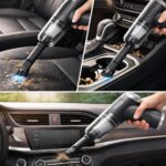 Aspirador Portátil Sem Fio para Carro e Casa – Mini Aspirador Automotivo Recarregável USB com Forte Sucção, de Mão Compacto com Bicos para Cantos, Teclado e Estofados - Imagem 6