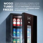 Cervejeira EOS Bierhaus 76 Litros Frost Free com Compressor Black Glass ECE90 110V - Imagem 7