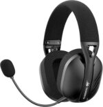 Havit Fone de Ouvido Headset Gamer Fuxi-H3 Black Com Fio e Sem Fio, Wireless 2,4GHz, Bluetooth, Cabo USB-C - Imagem 5