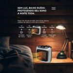Aquecedor Cerâmico Digital Portátil para Ambientes Compactos de Tomada Bivolt com Termostato Ajustável e Monitoramento em Visor LED - Imagem 3