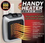 Aquecedor Cerâmico Digital Portátil para Ambientes Compactos de Tomada Bivolt com Termostato Ajustável e Monitoramento em Visor LED - Imagem 4