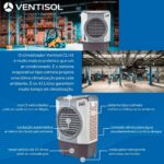 Climatizador Evaporativo CLI45PRO-01 45L 210W Ventisol 127V - Imagem 3