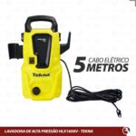 Lavadora de Alta Pressão Elétrica Tekna HLX1600V – 1000W, 1305 PSI, Vazão 6,7 L/min, Mangueira 3m, Bomba em Metal e Plástico, Auto Stop, Compacta e Econômica – 127V - Imagem 6