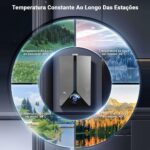 Aquecedor a Gas 110V (Gás Natural), 16 L/Min, Aquecedor Água, Aquecedor de Agua, Aquecedor de Água a Gás Digital, Aquecedor de Água a Gás - Imagem 6