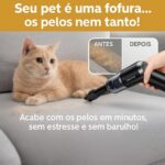 Mini Aspirador Portátil – Alta Sucção, Sem Fio, USB, Leve, Compacto e Recarregável para Limpeza Rápida de Casa, Carro, Escritório e Eletrônicos - Imagem 5