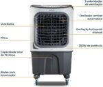 Climatizador de Ar 4 em 1 Britânia BCL70 70 Litros Branco 127V - Imagem 4