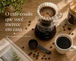 Kit Cafeteira Vidro 600ml V60 em Vidro Borossilicato – Suporte com Filtro + Jarra de Vidro + 40 Filtros de Papel + Colher Dosadora – Café Coado Especial Gourmet artesanal premium - Imagem 4