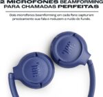 JBL, Fone de Ouvido Bluetooth Over-Ear, Tune 530BT, Sem Fio, Até 76 Horas de Bateria - Azul - Imagem 3