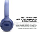 JBL, Fone de Ouvido Bluetooth Over-Ear, Tune 530BT, Sem Fio, Até 76 Horas de Bateria - Azul - Imagem 4