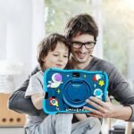ANJGG Tablet Educativo Infantil Android 13 Tela HD 7 Polegadas com Proteção Anti-Queda Tela HD 7 Polegadas 60GB de Memória (cor-de-rosa) - Imagem 4