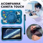 ANJGG Tablet Educativo Infantil Android 13 Tela HD 7 Polegadas com Proteção Anti-Queda Tela HD 7 Polegadas 60GB de Memória (cor-de-rosa) - Imagem 7