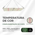 Painel de LED 65W Quantum Board Qb Lâmpada Grow Chips LM281B Original Cultivo Indoor Deep Red 660nm Iluminação Led Full Spectrum Master Plants - Imagem 3