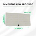 Painel de LED 65W Quantum Board Qb Lâmpada Grow Chips LM281B Original Cultivo Indoor Deep Red 660nm Iluminação Led Full Spectrum Master Plants - Imagem 7