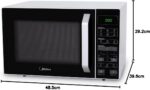 Micro-ondas 27L Branco e Preto Midea LED 127V MXSA27P1 - Imagem 10