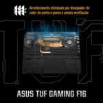 Notebook Asus Tuf Gaming F16 Fx608jhr Nvidia Rtx 5050 Intel Core i7 14a 16gb Ram 512gb Ssd Linux 16" Ips Led Fhd 165hz Rv290 - Imagem 6