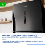 Geladeira Ideal+ Panasonic BT44 Frost Free Inverter 391L Cor Black Inox Look - NR-BT44PV3BA 127V - Imagem 3