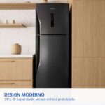 Geladeira Ideal+ Panasonic BT44 Frost Free Inverter 391L Cor Black Inox Look - NR-BT44PV3BA 127V - Imagem 4