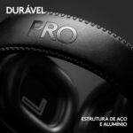 Headset Gamer Sem Fio Logitech G PRO X 2 LIGHTSPEED Com Microfone Removível, Drivers de Grafeno 50mm, Conexão Bluetooth, USB e 3,5 mm, Compatível com PC, PS5, PS4, Switch - Preto - Imagem 9