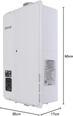 Rinnai E33-32,5 litros GLP Branco - Aquecedor de Água a Gás Digital REU-E331 FEH - Imagem 6