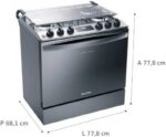 Fogão 5 Bocas de Embutir Brastemp Bys5pcr Cor Inox Bivolt - Imagem 3